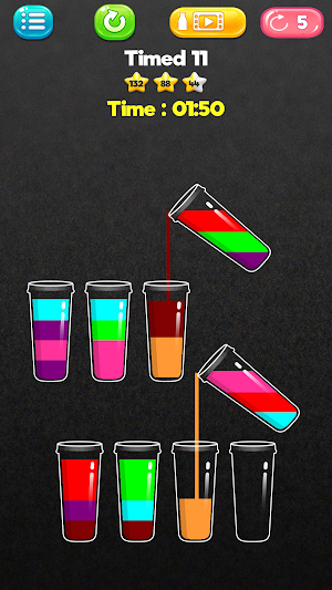 Juice Liquid Sort Puzzle Screenshot 1