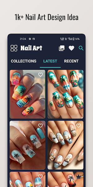 Beachside Bliss Nail Art idea Screenshot 1