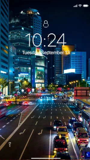 City By Night Wallpaper Screenshot 1