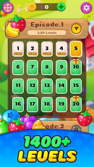 Fruit Delight Burst: Match3 Sweet Puzzle Adventure Screenshot 0