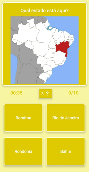 Mapa do Brasil - Quiz Screenshot 0