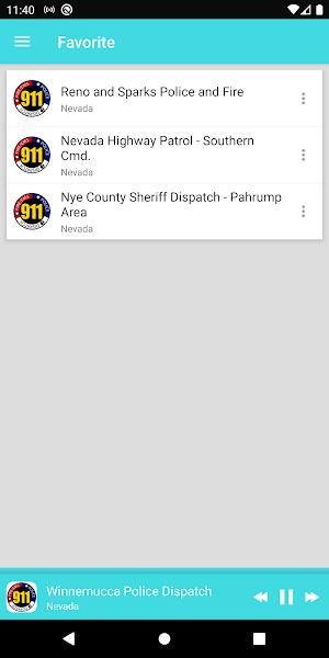 Nevada police, fire and EMS radios Screenshot 2