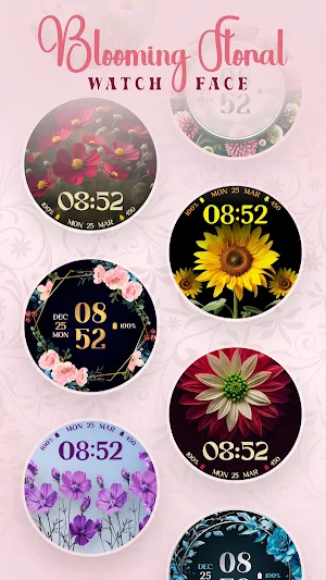 Floral Watch Faces ULTRA SGW7 Screenshot 1