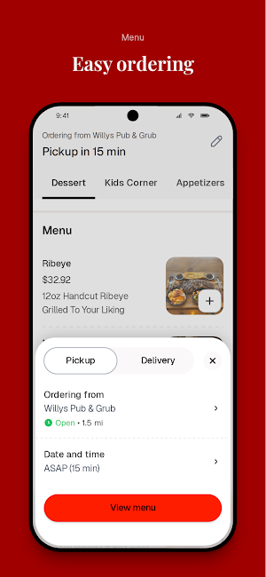 Willys Pub & Grub Retool Screenshot 2