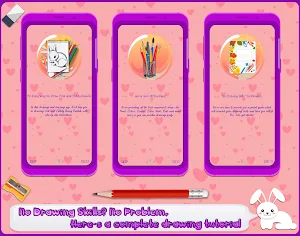 Draw Cute Bunny - Drawing Page Screenshot 1