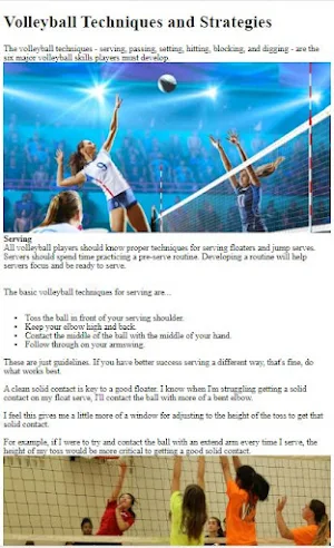 How to Do Volleyball Training Screenshot 0