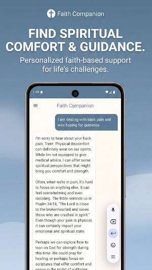 Faith Companion: Bible AI Chat Screenshot 0