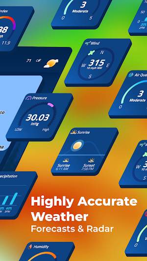 Live Weather Radar Launcher Screenshot 1