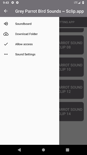 Grey Parrot Bird Sound Collections ~ Sclip.app Screenshot 3