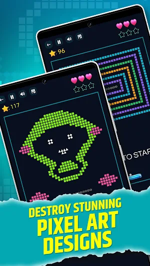 Brick Breaker : Pixel Blitz Screenshot 3