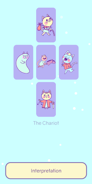 Kawaii Love Tarot Screenshot 2