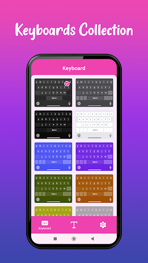 Stylish Keyboard Themes&Fonts Screenshot 1