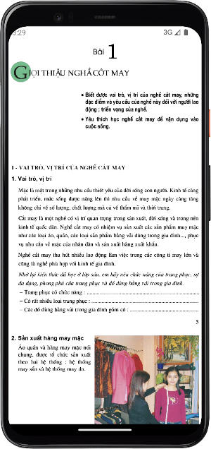 Công nghệ Lớp9 - Cắt may Screenshot 0