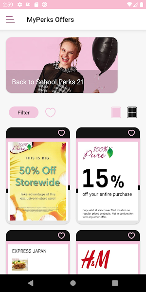 Vancouver MyPerks Screenshot 1