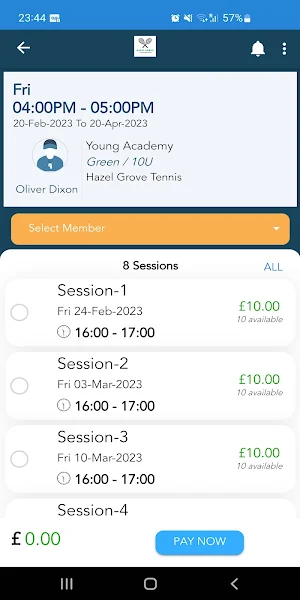 Hazel Grove Tennis Screenshot 2