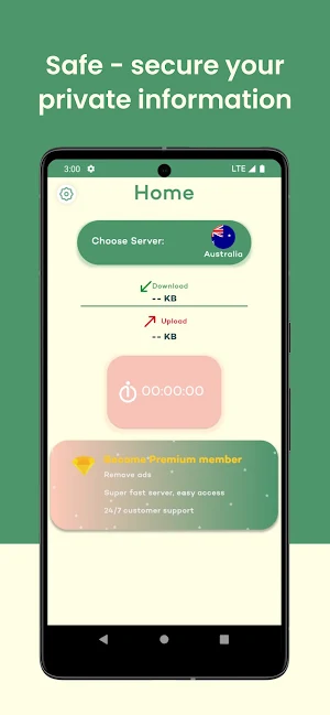 Instant VPN: Safety Accession Screenshot 1