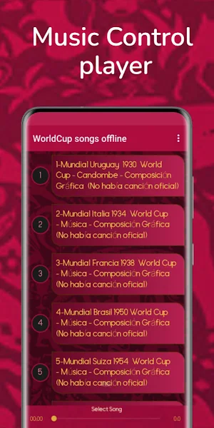 WorldCup Playlist - Offline Screenshot 2