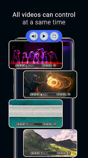 MultiScreen Split Video Player Screenshot 1
