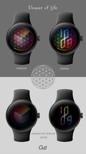 Flower of Life Watch Face Screenshot 2