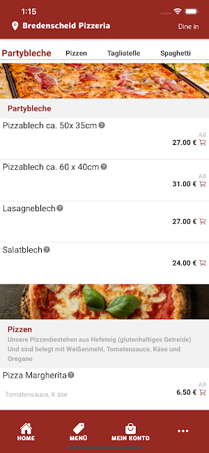 Bredenscheid Pizzeria Screenshot 2