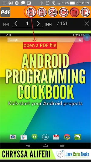 PDF page processing Screenshot 0