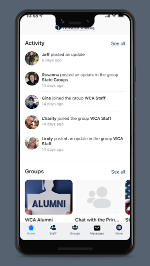 Western Christian Academy Screenshot 1