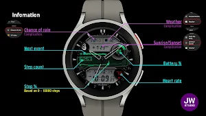 JW100 jwstudio watchface Screenshot 1