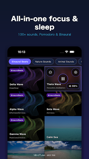MindTune : BinauralBeats & BGM Screenshot 0