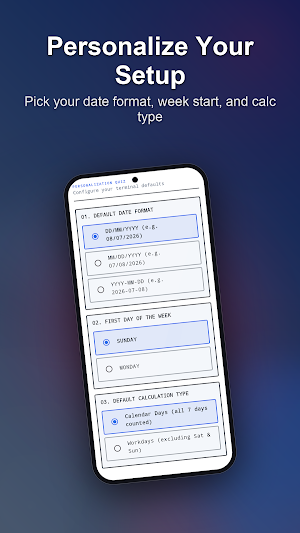 Date Periods Calculator Screenshot 2
