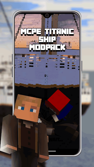 MCPE Titanic Ship Modpack Screenshot 0