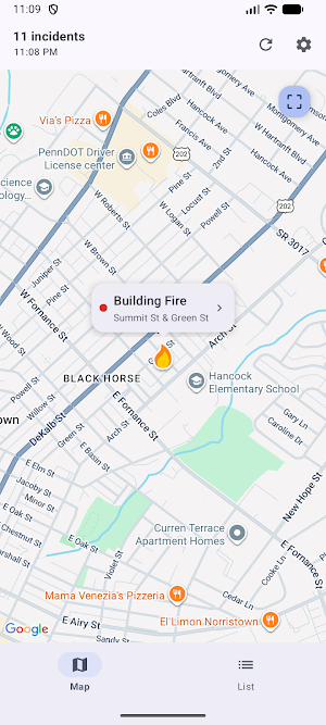 Montgomery County Incidents Screenshot 3