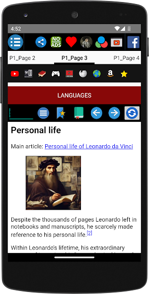 Leonardo da Vinci - Biography Screenshot 3