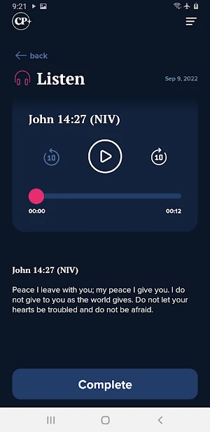 CP+ Spiritual Fitness Screenshot 1
