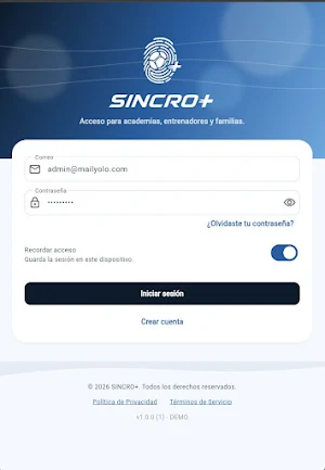 SINCRO+ Screenshot 0