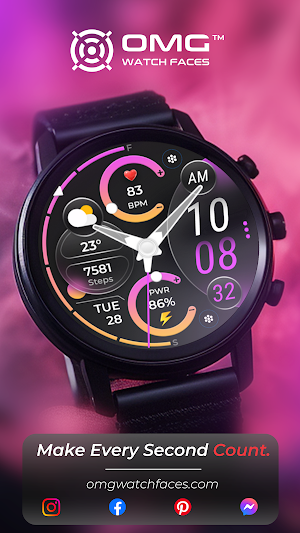 OMG 339 Hybrid Watch Face Screenshot 3