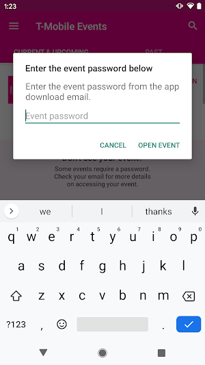 T-Mobile Events screenshot 2