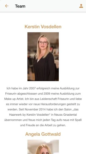 Haarwerk Neuss Screenshot 2