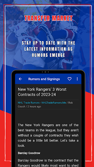 My Rangers - NY Rangers News Screenshot 2