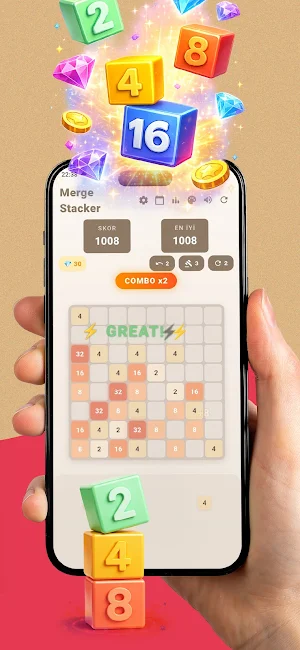 Merge Stacker: Number Puzzle Screenshot 3