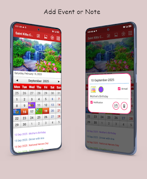 Saint Kitts Calendar 2025 Screenshot 1