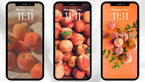 Peach Aesthetic Wallpaper Screenshot 2