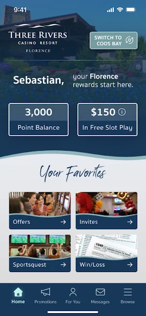 Three Rivers Casino Resorts Screenshot 1