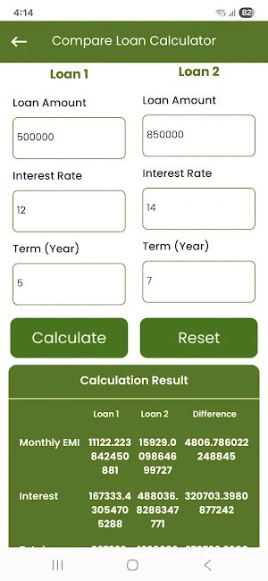 LoanDay - Auto Loan Calculator Screenshot 1