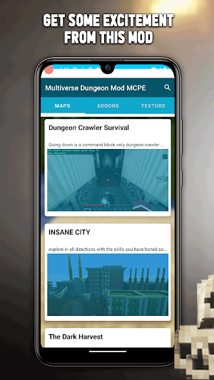 Multiverse Dungeon Mod MCPE Screenshot 1
