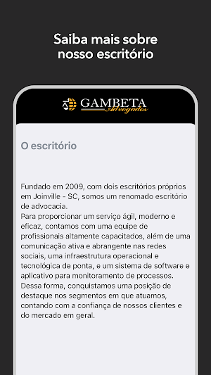Gambeta Advogados Screenshot 1