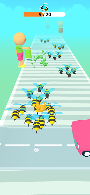Run Honey 3D Bee Rush Screenshot 2