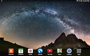 Night Sky Live Wallpaper Screenshot 2