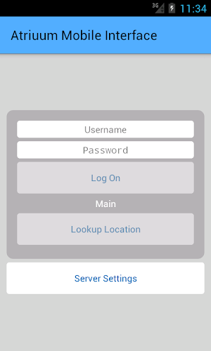 Atriuum Mobile Interface Screenshot 0