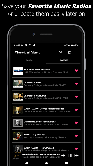 Classical Music Radios Screenshot 2
