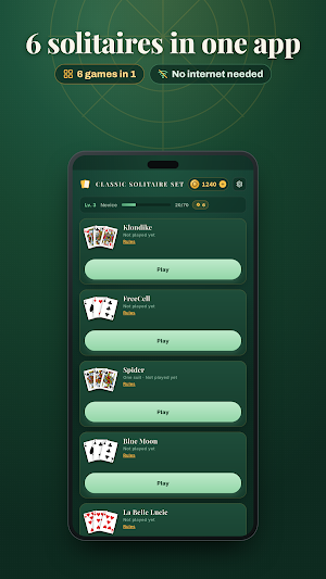 Classic Solitaire Set: 6 Games Screenshot 0